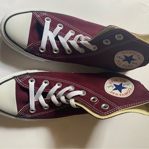 Converse Burgundy Size 8 ( women’s) New